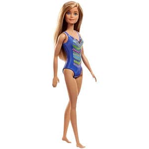 Barbie speelgoed tienerpop badpak blauw