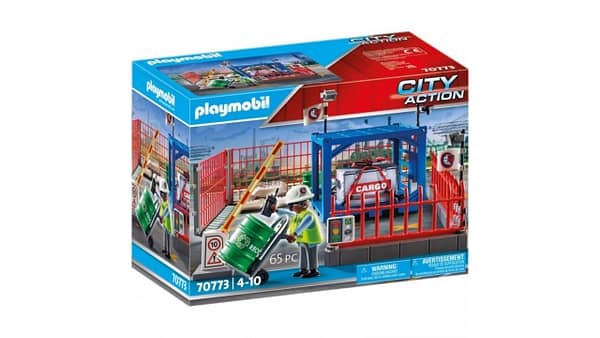 playmobil goederen magazijn
